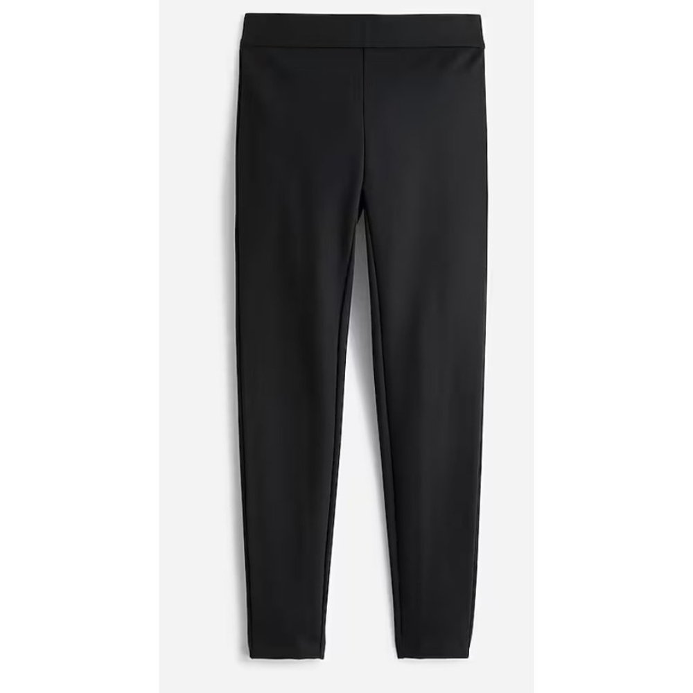 J.Crew $98 Pixie Pant Stretch Ponte Black Size XL BB458